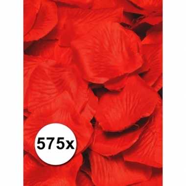 Rode rozenblaadjes van stof 575 st