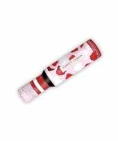 Confetti shooter hartjes en rozenblaadjes