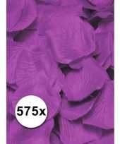 Paarse lila rozenblaadjes van stof 575 st
