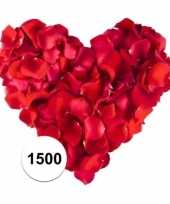 Rozenblaadjes rood 1500 stuks